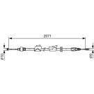 1 987 482 242 Seilzug, Feststellbremse 1 987 482 242 Seilzug, Feststellbremse