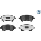 Meyle Bremsbelagsatz, Scheibenbremse MEYLE-PD: Advanced performance and design 025 237 6617/PD