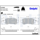 Delphi | Bremsbelagsatz, Scheibenbremse | LP2482 Delphi | Bremsbelagsatz, Scheibenbremse | LP2482