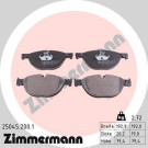 Zimmermann | Bremsbelagsatz, Scheibenbremse | 25045.200.1