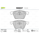 Valeo | Bremsbelagsatz, Scheibenbremse | 598657