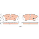 GDB1898 Bremsbelagsatz, Scheibenbremse COTEC GDB1898 Bremsbelagsatz, Scheibenbremse COTEC