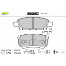 Valeo | Bremsbelagsatz, Scheibenbremse | 598852