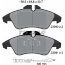 Textar Bremsbelagsatz, Scheibenbremse Q+ 2399002