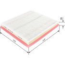 BOSCH F 026 400 596 Luftfilter