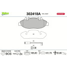 Valeo | Bremsbelagsatz, Scheibenbremse | 302418A Valeo | Bremsbelagsatz, Scheibenbremse | 302418A