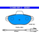 13.0460-3951.2 Bremsbelagsatz, Scheibenbremse