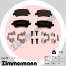 Zimmermann | Bremsbelagsatz, Scheibenbremse | 24496.170.2