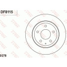 TRW | Bremsscheibe | DF8115