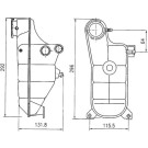 CRT 119 000S Ausgleichsbehälter, Kühlmittel BEHR