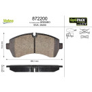 Valeo | Bremsbelagsatz, Scheibenbremse | 872200
