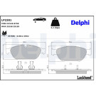 Delphi | Bremsbelagsatz, Scheibenbremse | LP2301