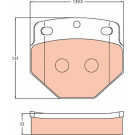 GDB5087 Bremsbelagsatz, Scheibenbremse GDB5087 Bremsbelagsatz, Scheibenbremse