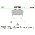 Valeo | Bremsbelagsatz, Scheibenbremse | 302764A