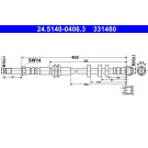 ATE | Bremsschlauch | 24.5140-0406.3