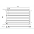 822633 Kondensator, Klimaanlage 822633 Kondensator, Klimaanlage