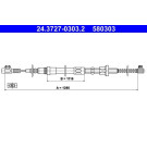 ATE | Seilzug, Feststellbremse | 24.3727-0303.2