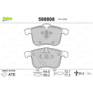 Valeo | Bremsbelagsatz, Scheibenbremse | 598808