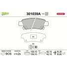 301039A Bremsbelagsatz, Scheibenbremse EXPERT