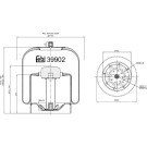 FEBI BILSTEIN 39902 Federbalg, Luftfederung