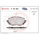Brembo | Bremsbelagsatz, Scheibenbremse | P 49 054