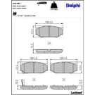 Delphi Bremsbelagsatz, Scheibenbremse LP2182 Delphi Bremsbelagsatz, Scheibenbremse LP2182