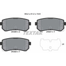 Textar Bremsbelagsatz, Scheibenbremse Q+ 2432001