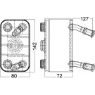 Mahle | Ölkühler, Motoröl | CLC 113 000P