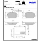 Delphi Bremsbelagsatz, Scheibenbremse LP2300