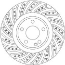2 x TRW Bremsscheibe TRW SINGLE DF6633S