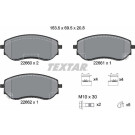 Textar Bremsbelagsatz, Scheibenbremse Q+ 2266001