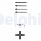 Delphi LX0263 Zubehörsatz, Scheibenbremsbelag