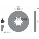 Textar | Bremsscheibe | 92136300 Textar | Bremsscheibe | 92136300