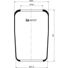 FEBI BILSTEIN 20727 Federbalg, Luftfederung
