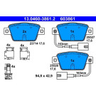 13.0460-3861.2 Bremsbelagsatz, Scheibenbremse