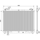 Valeo | Kühler, Motorkühlung | 701243