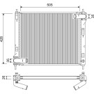 Valeo | Kühler, Motorkühlung | 701264