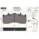 Valeo | Bremsbelagsatz, Scheibenbremse | 882243