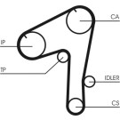 CT1084 Zahnriemen CT1084 Zahnriemen