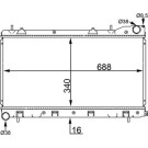 Mahle | Kühler, Motorkühlung | CR 1566 000S