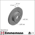 Zimmermann Bremsscheibe SPORT Z 150.2975.52 Zimmermann Bremsscheibe SPORT Z 150.2975.52