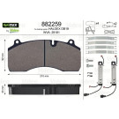 Valeo | Bremsbelagsatz, Scheibenbremse | 882259