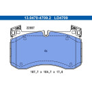 Bremsbelagsatz, Scheibenbremse ATE Ceramic 13.0470-4709.2