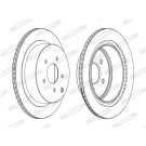 Ferodo | Bremsscheibe | DDF1506C