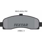 Textar | Bremsbelagsatz, Scheibenbremse | 2162601