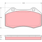 GDB1606 Bremsbelagsatz, Scheibenbremse GDB1606 Bremsbelagsatz, Scheibenbremse