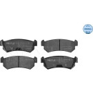 Meyle | Bremsbelagsatz, Scheibenbremse | 025 240 7114
