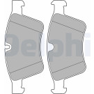 Delphi | Bremsbelagsatz, Scheibenbremse | LP2139