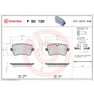 P 85 120 Bremsbelagsatz, Scheibenbremse PRIME LINE