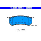 13.0460-5663.2 Bremsbelagsatz, Scheibenbremse